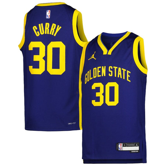 Men's Stephen Curry Golden State Warriors Blue Jersey