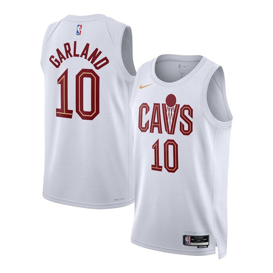 Men's Cleveland Cavaliers Darius Garland White Jersey