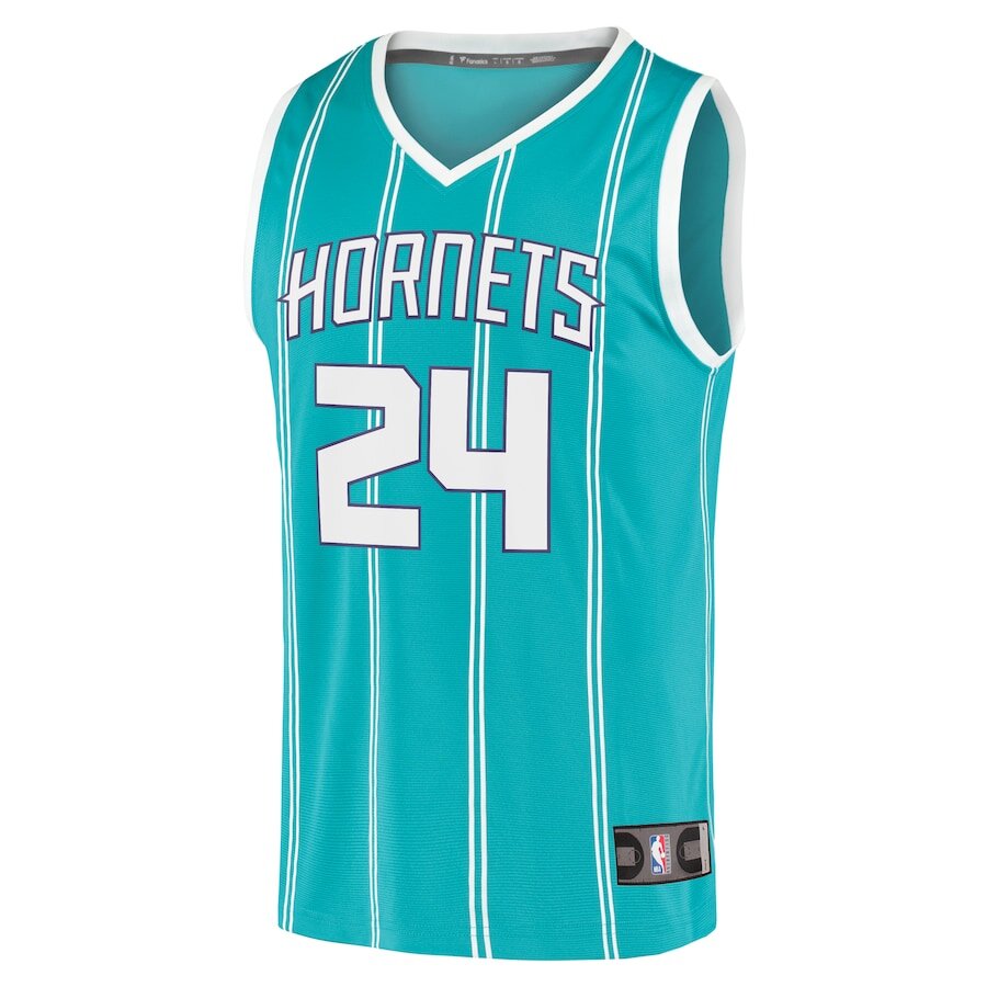 Men's Charlotte Hornets Brandon Miller Teal Jersey