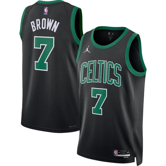 Jaylen Brown Boston Celtics Black Jersey - Men