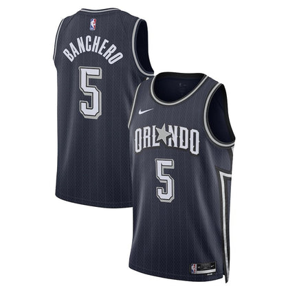 Paolo Banchero Orlando Magic Navy Jersey - Men