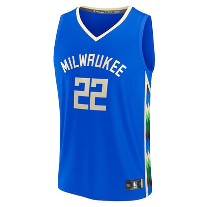 Men's Milwaukee Bucks Khris Middleton Royal Jersey