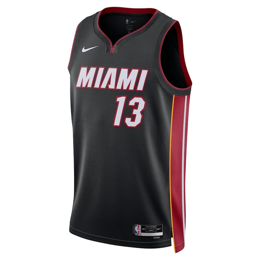 Men's Miami Heat Bam Adebayo Black Jersey