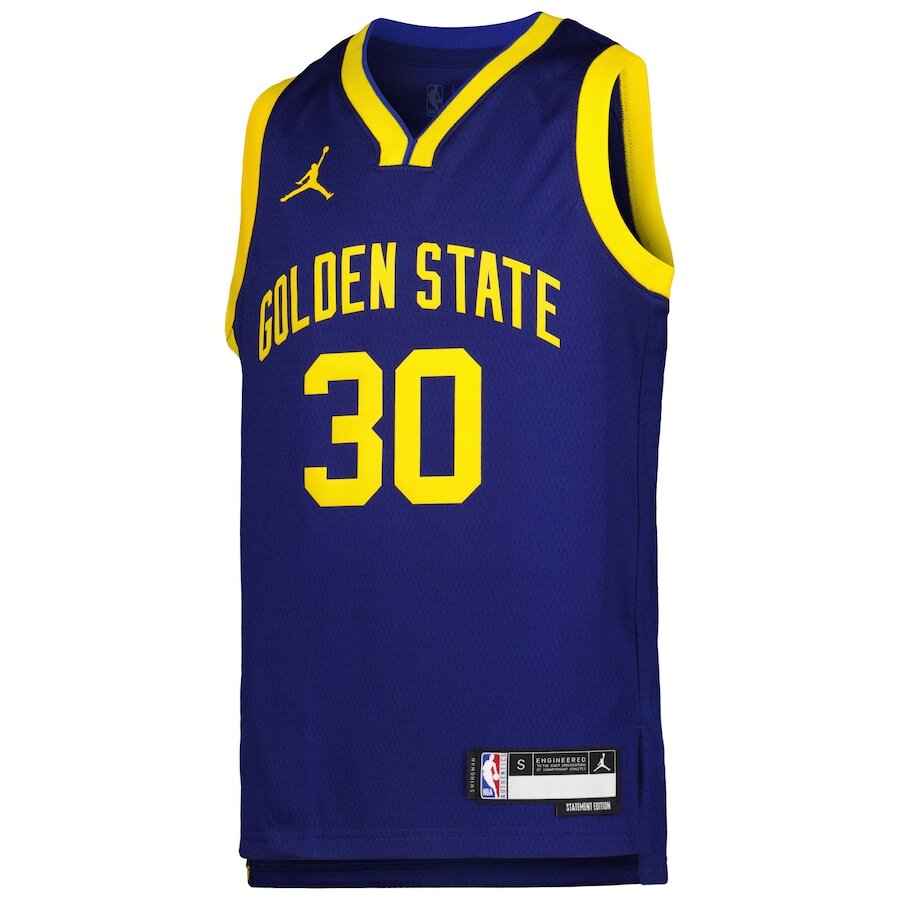 Men's Stephen Curry Golden State Warriors Blue Jersey