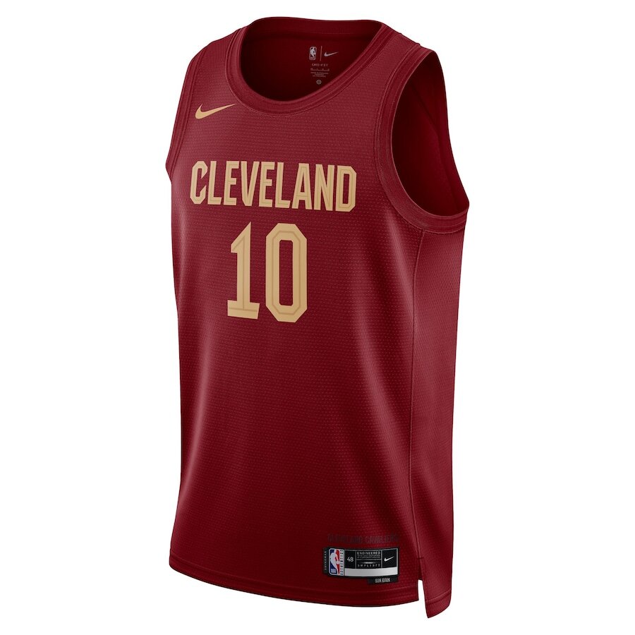 Men's Cleveland Cavaliers Darius Garland Wine Jersey