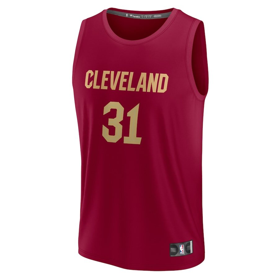 Men's Cleveland Cavaliers Jarrett Allen Wine Jersey