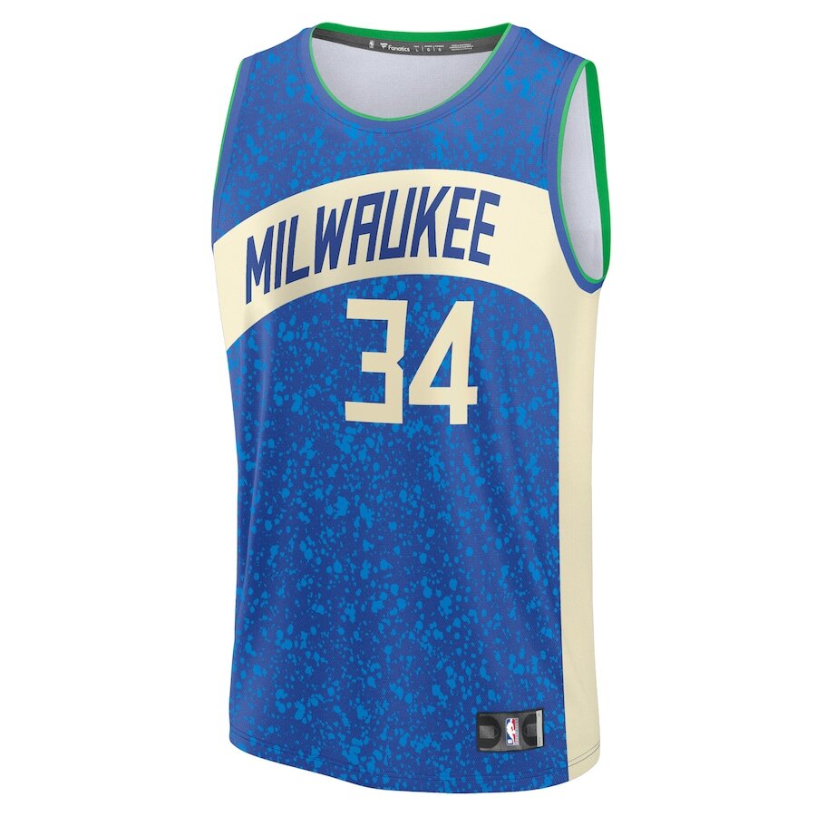 Men's Milwaukee Bucks Giannis Antetokounmpo Royal Jersey