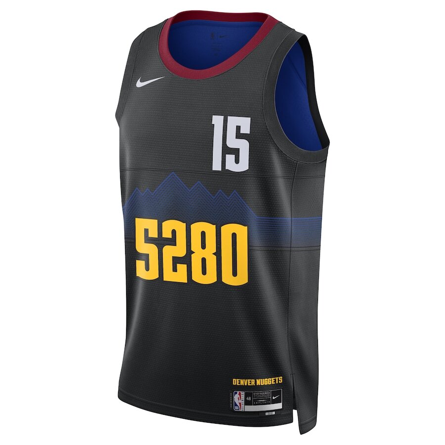 Men's Denver Nuggets Nikola Jokić Black Jersey