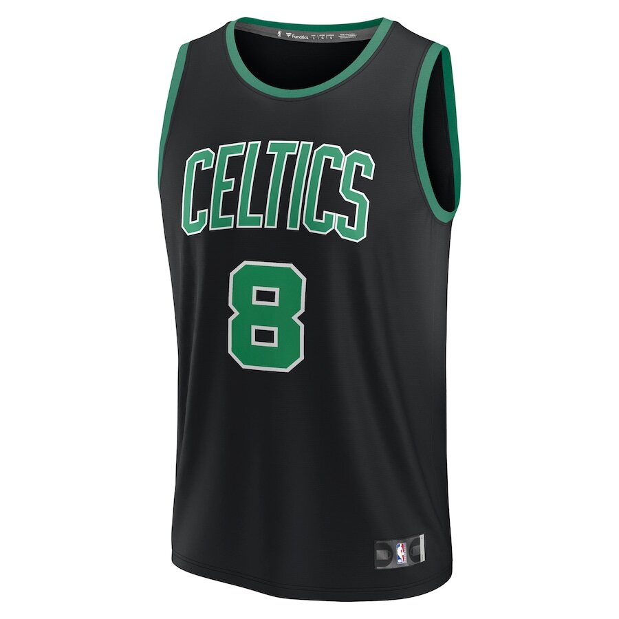 Men's Boston Celtics Kristaps Porzingis Black Jersey