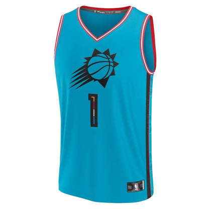 Men's Phoenix Suns Devin Booker Teal Jersey