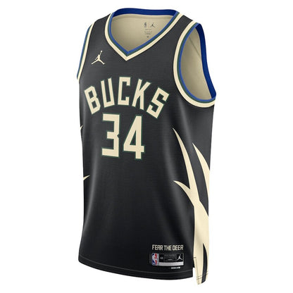 Men's Milwaukee Bucks Giannis Antetokounmpo Black Jersey