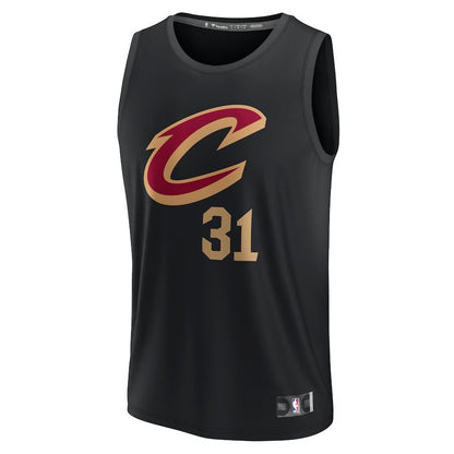 Men's Cleveland Cavaliers Jarrett Allen Black Jersey