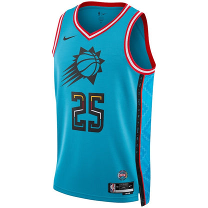 Men's Phoenix Suns Mikal Bridges Turquoise Jersey