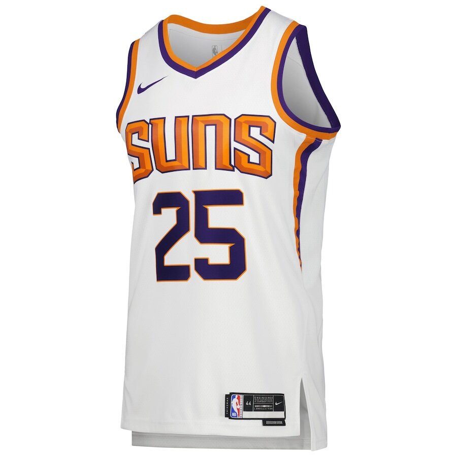 Men's Phoenix Suns Mikal Bridges White Jersey