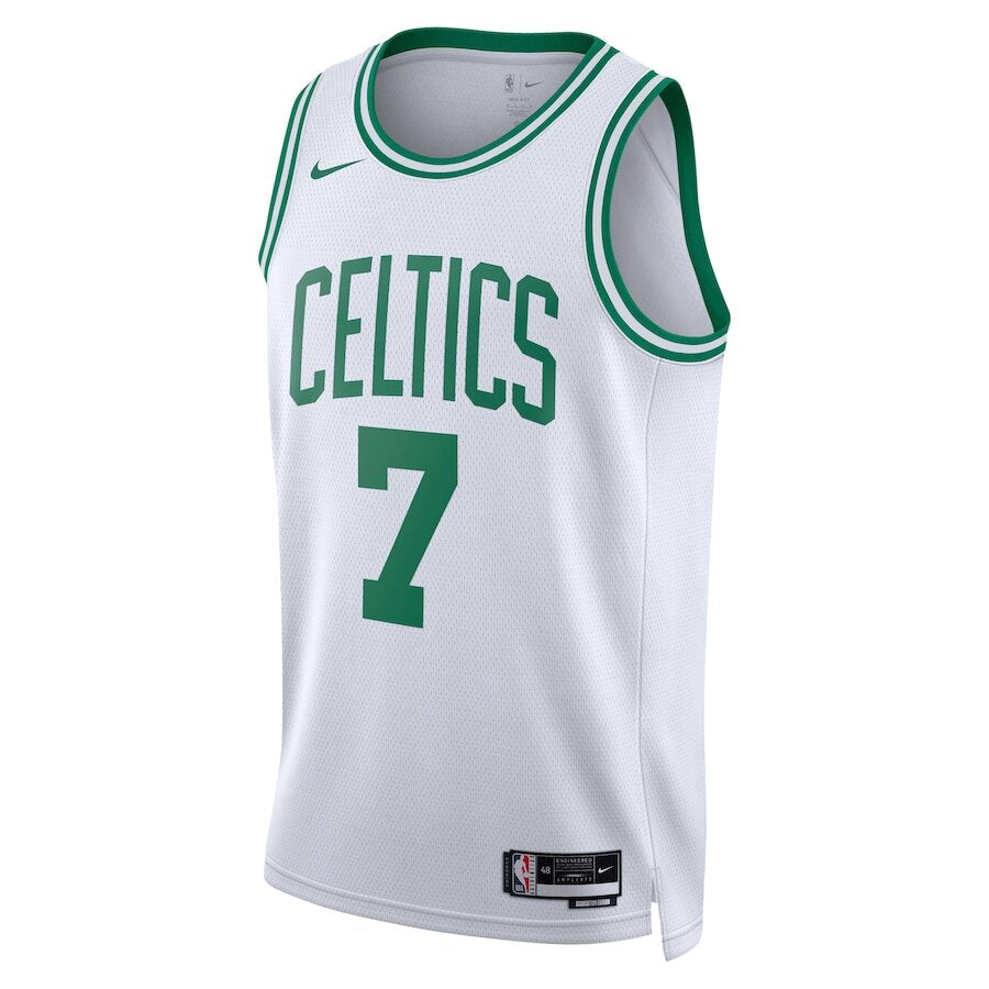 Jaylen Brown Boston Celtics White Jersey - Men