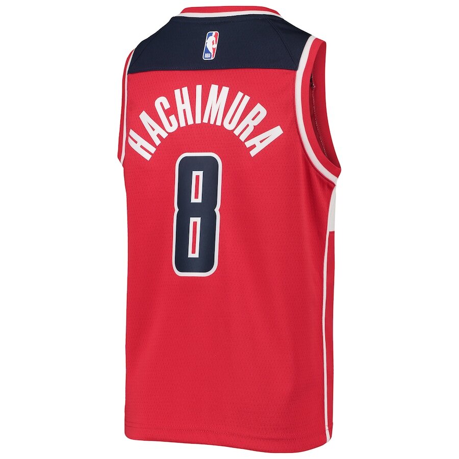 Men's Washington Wizards Rui Hachimura Red Jersey