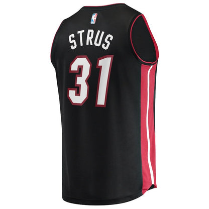 Men's Miami Heat Max Strus Black Jersey