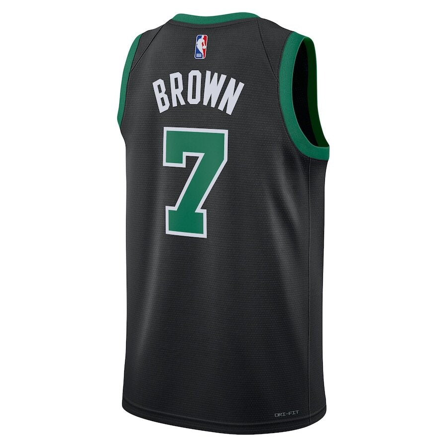 Jaylen Brown Boston Celtics Black Jersey - Men