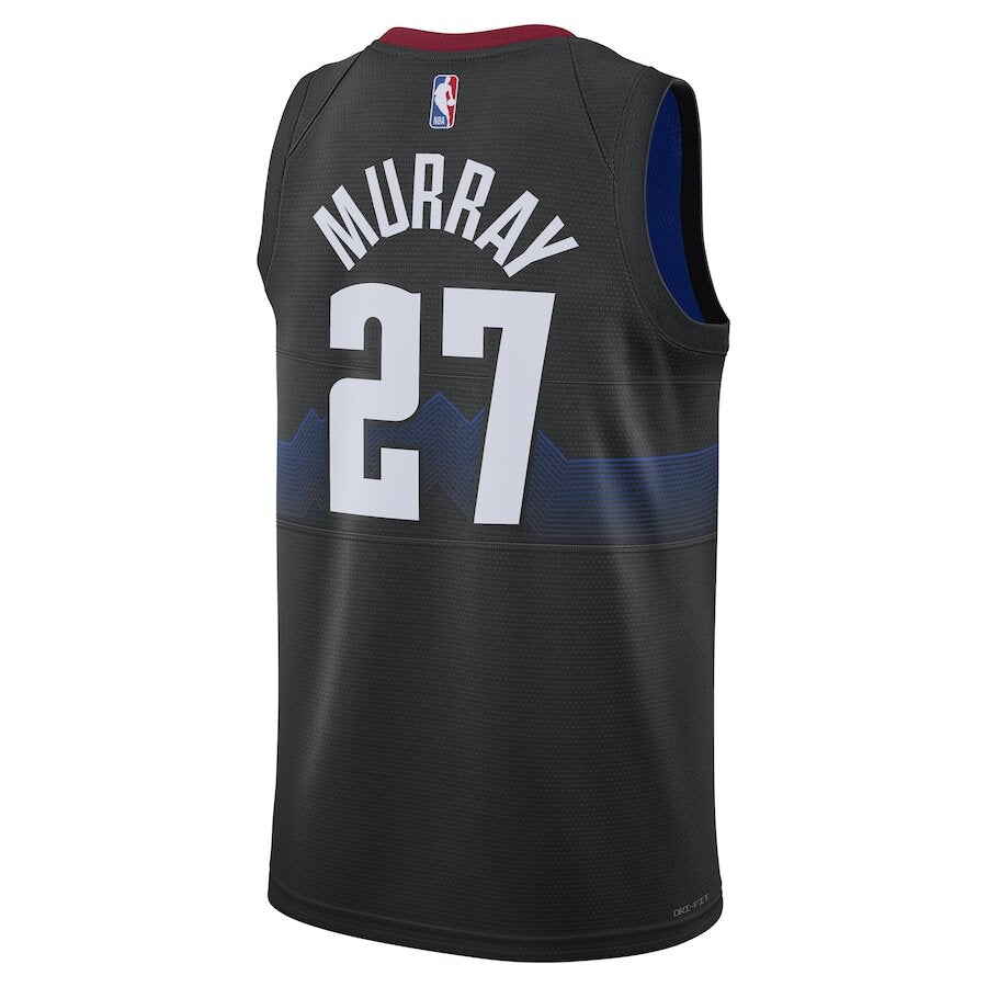 Men's Denver Nuggets Jamal Murray Black Jersey