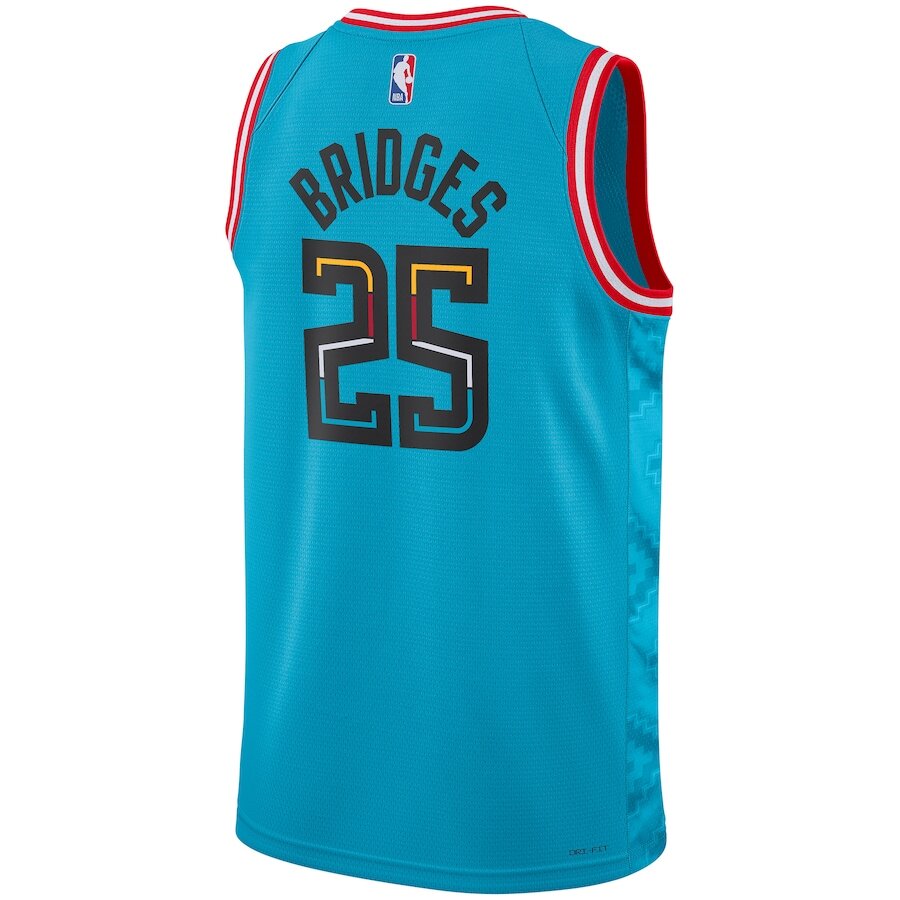 Men's Phoenix Suns Mikal Bridges Turquoise Jersey