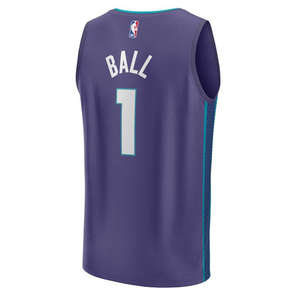 Men's Charlotte Hornets LaMelo Ball Purple Jersey