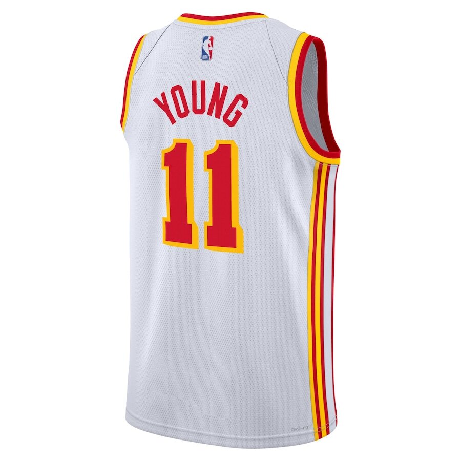 Men's Atlanta Hawks Trae Young White Jersey