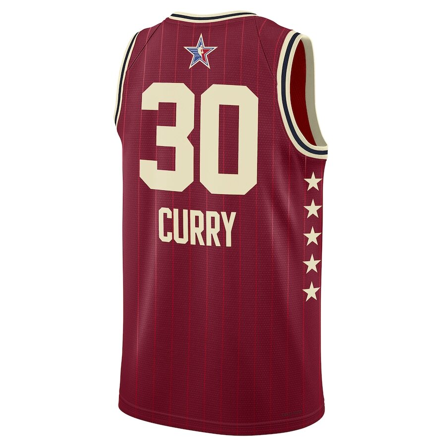 Men's Stephen Curry Golden State Warriors Crimson Jersey