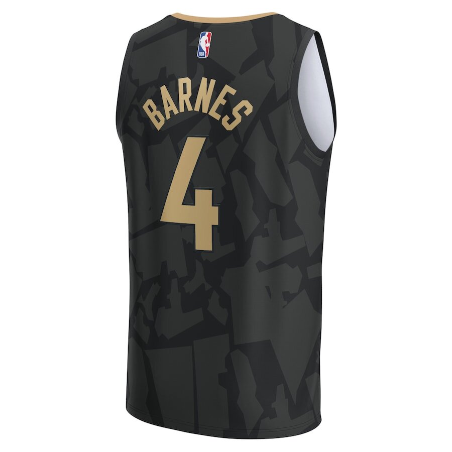 Men's Toronto Raptors Scottie Barnes Black Jersey