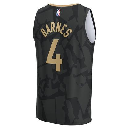 Men's Toronto Raptors Scottie Barnes Black Jersey