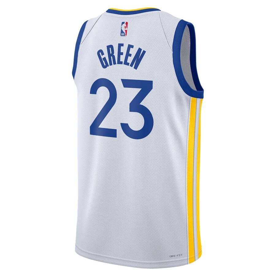 Men's Golden State Warriors Draymond Green White Jersey