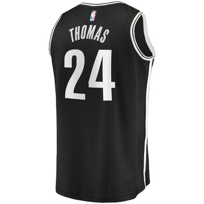 Men's Brooklyn Nets Cam Thomas Black Jersey