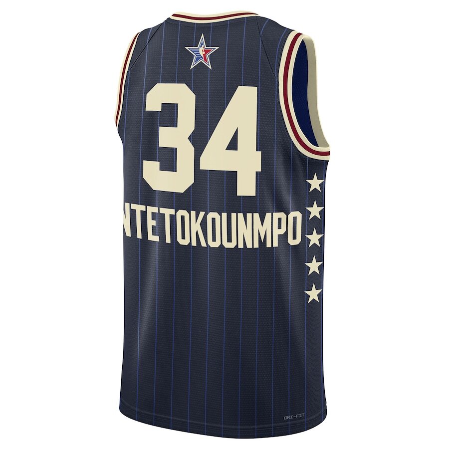 Men's Milwaukee Bucks Giannis Antetokounmpo Navy Jersey