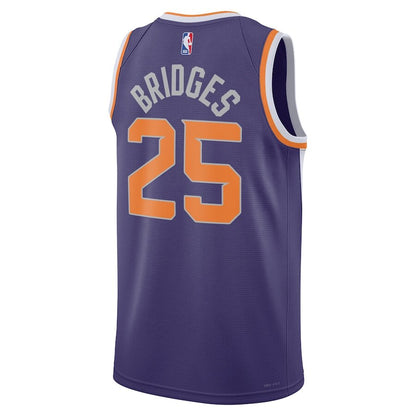 Men's Phoenix Suns Mikal Bridges Purple Jersey