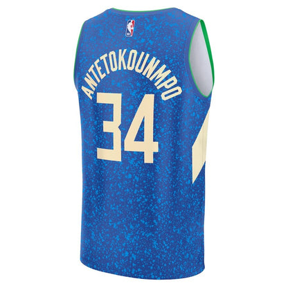 Men's Milwaukee Bucks Giannis Antetokounmpo Royal Jersey