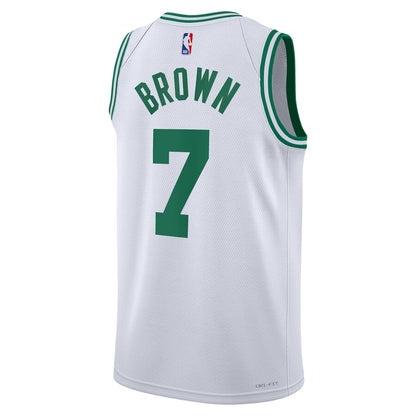 Jaylen Brown Boston Celtics White Jersey - Men