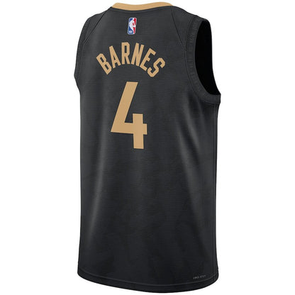 Men's Toronto Raptors Scottie Barnes Black Jersey