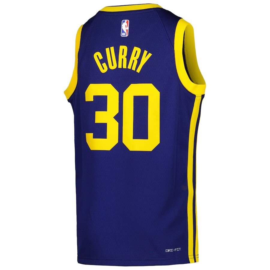 Men's Stephen Curry Golden State Warriors Blue Jersey