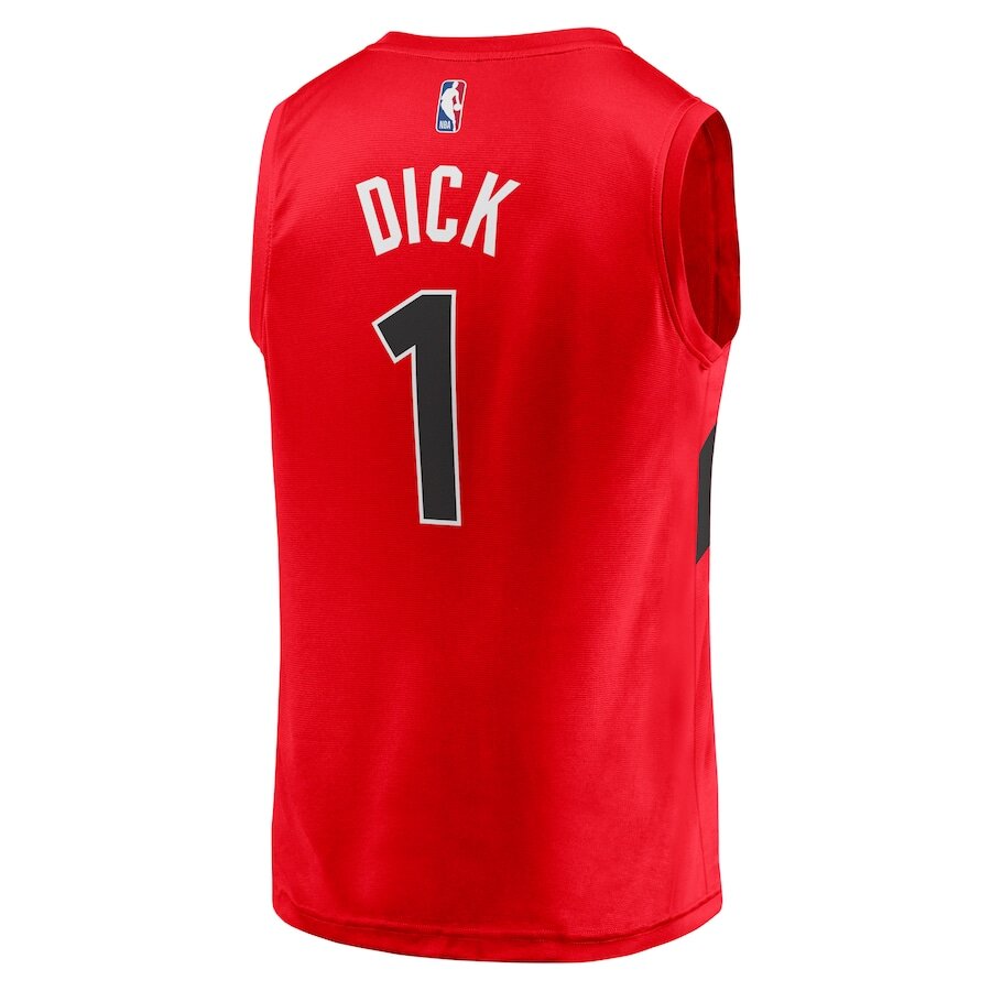 Men's Toronto Raptors Gradey Dick Red Jersey