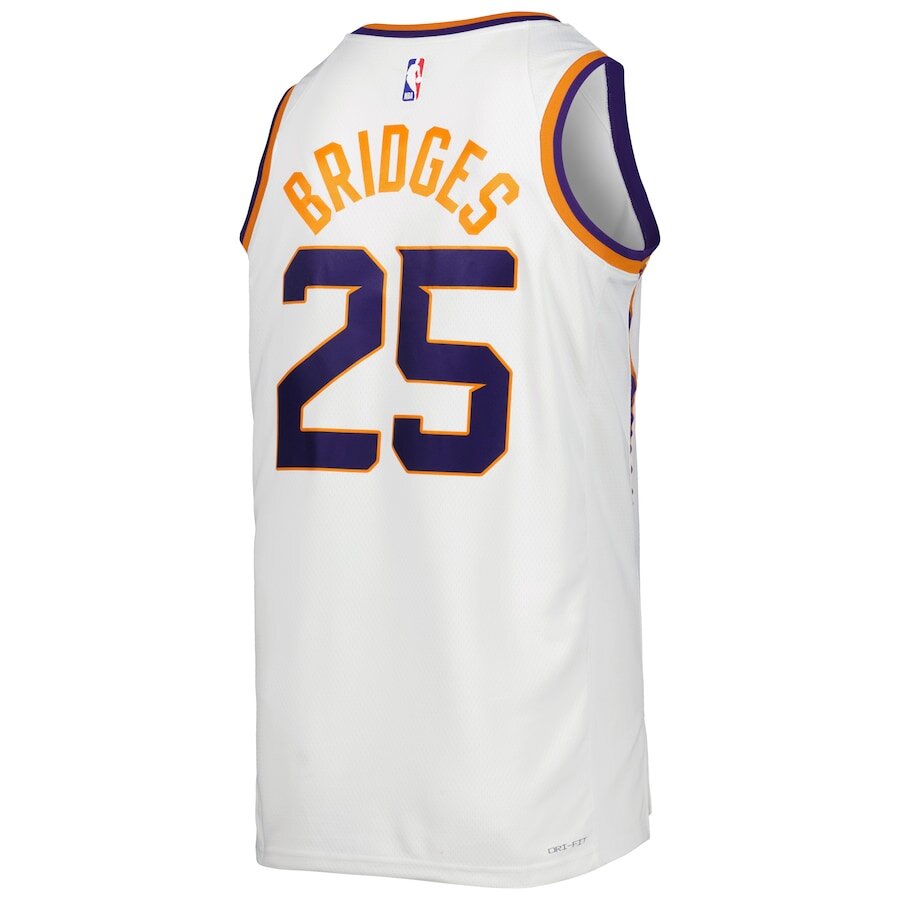 Men's Phoenix Suns Mikal Bridges White Jersey