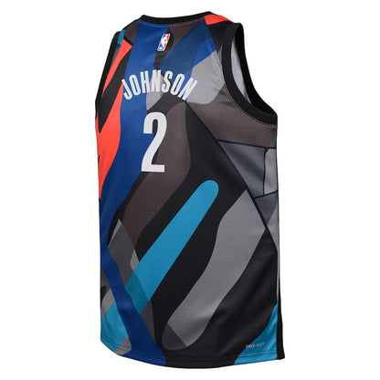 Men's Brooklyn Nets Cameron Johnson Black Jersey