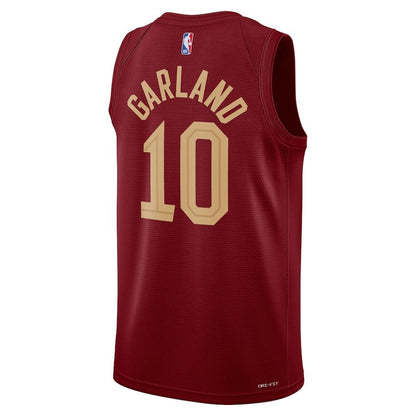 Men's Cleveland Cavaliers Darius Garland Wine Jersey