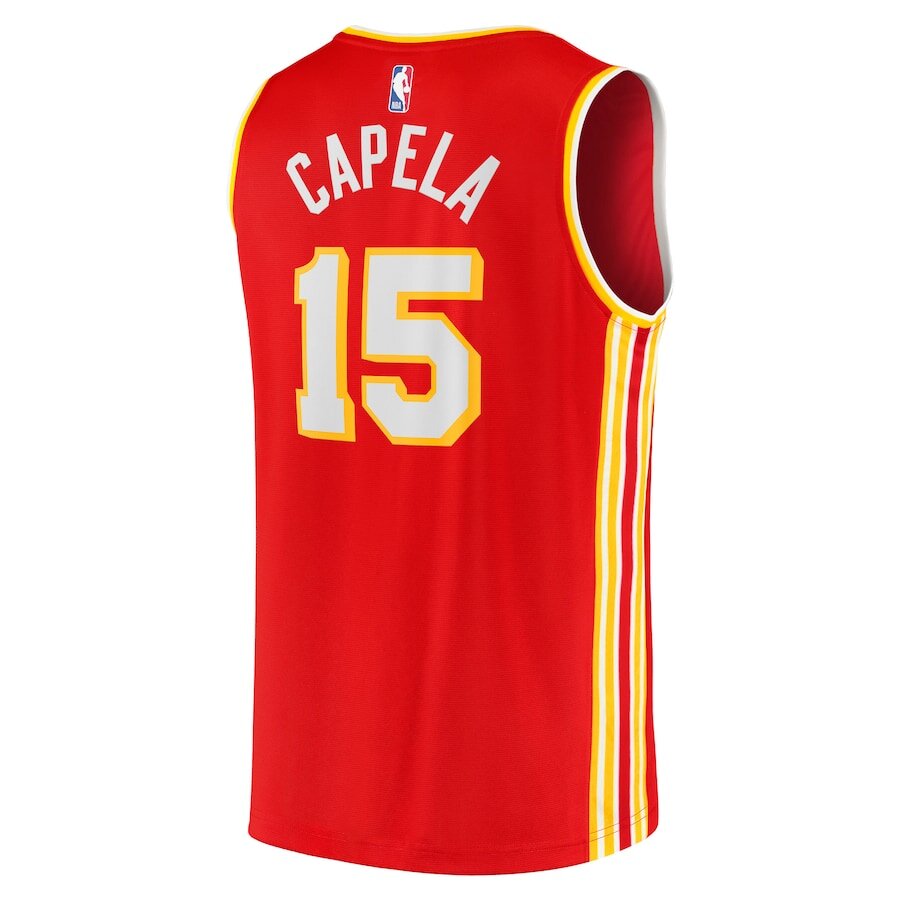 Men's Atlanta Hawks Clint Capela Red Jersey