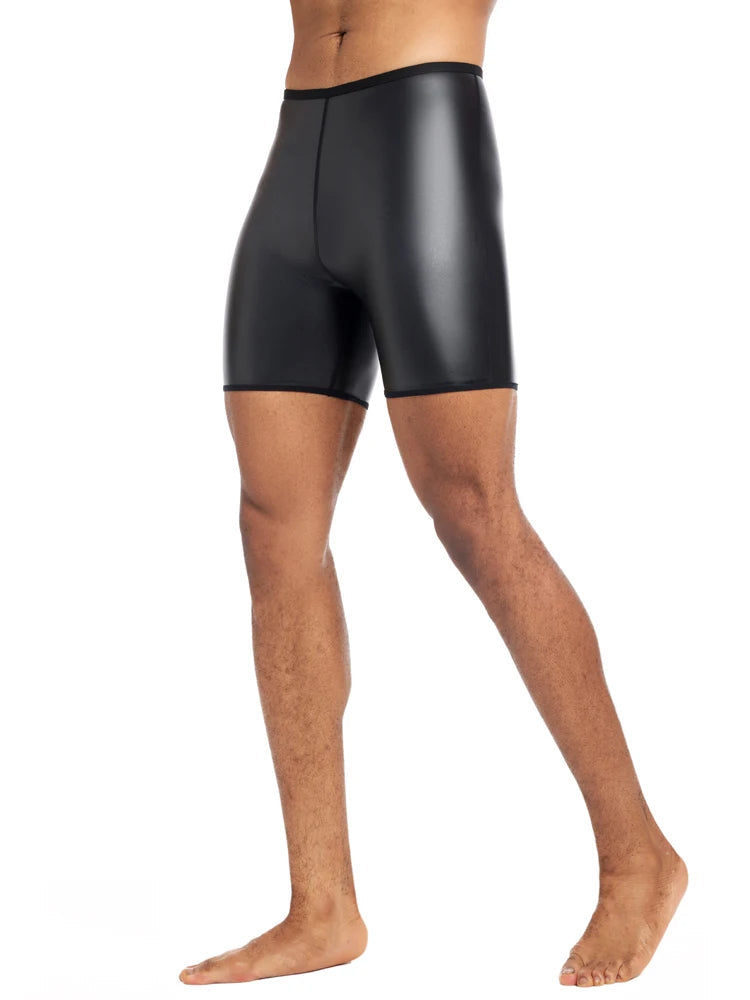 Men's PU Leather Shorts