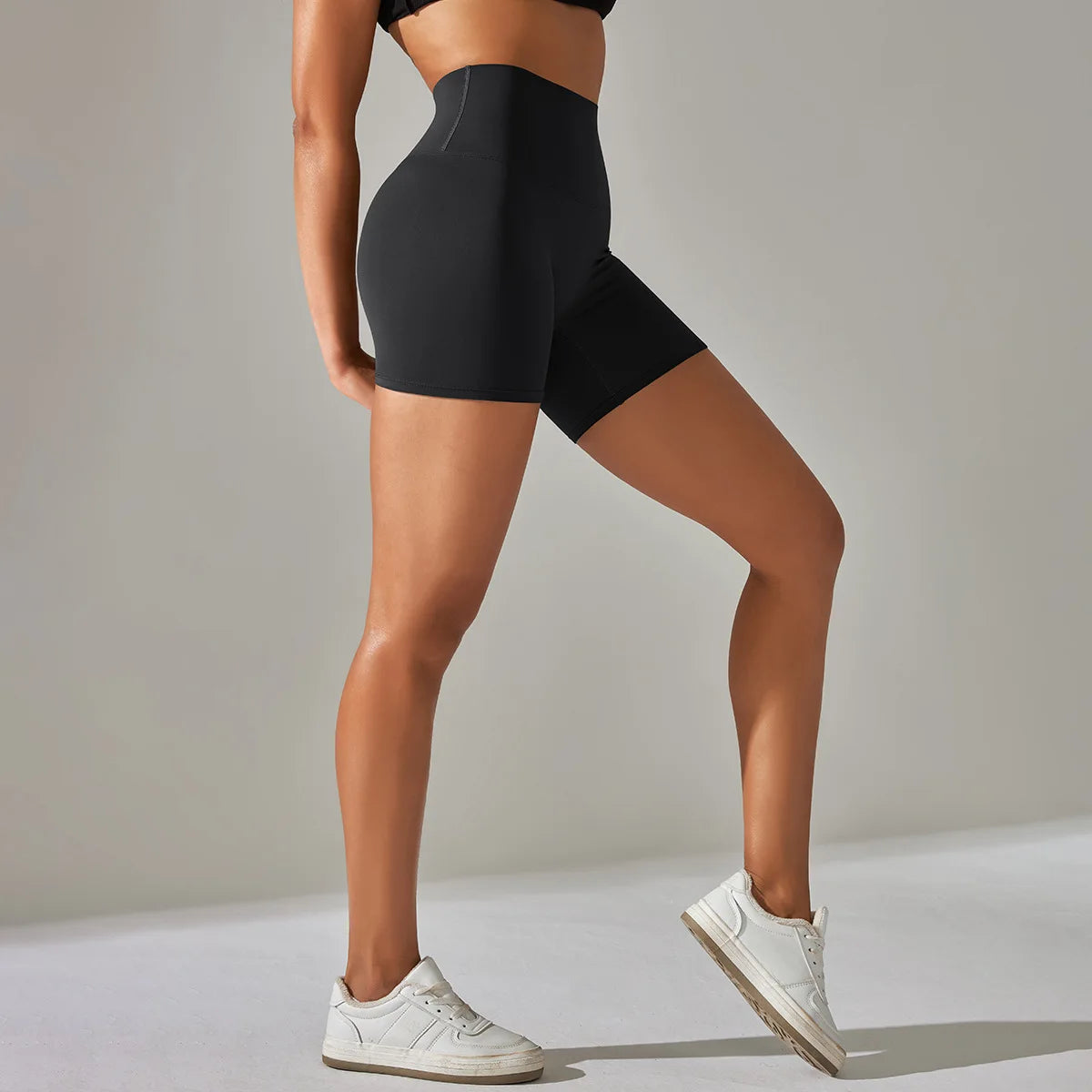 Mid-thigh Yoga Shorts - Shapers Corp