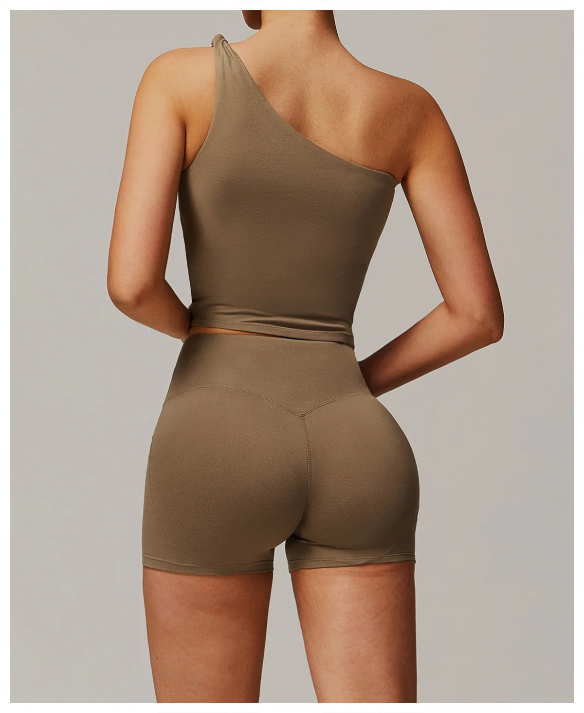 One Shoulder Yoga Top - Shapers Corp