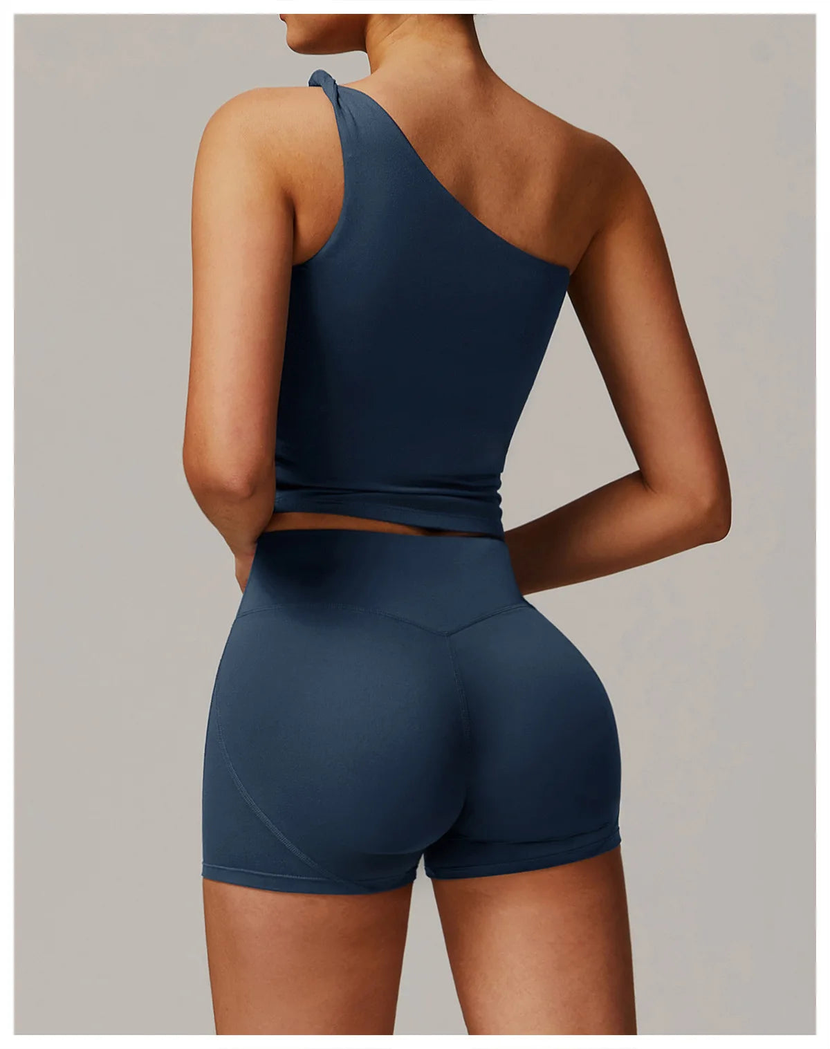 One Shoulder Yoga Top - Shapers Corp