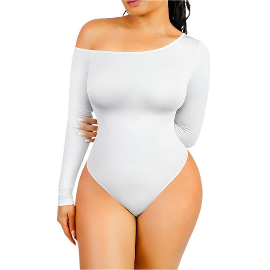 One Side Off-shoulder Bodysuit