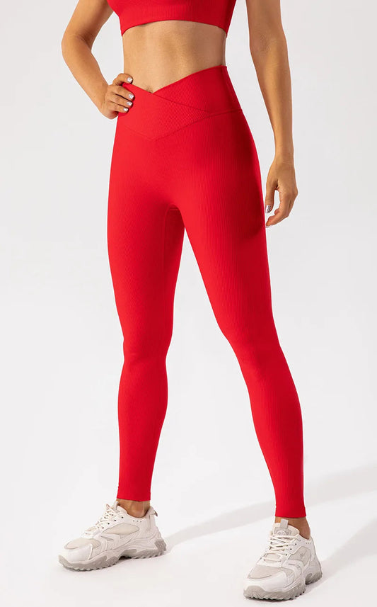 Red Yoga Pants