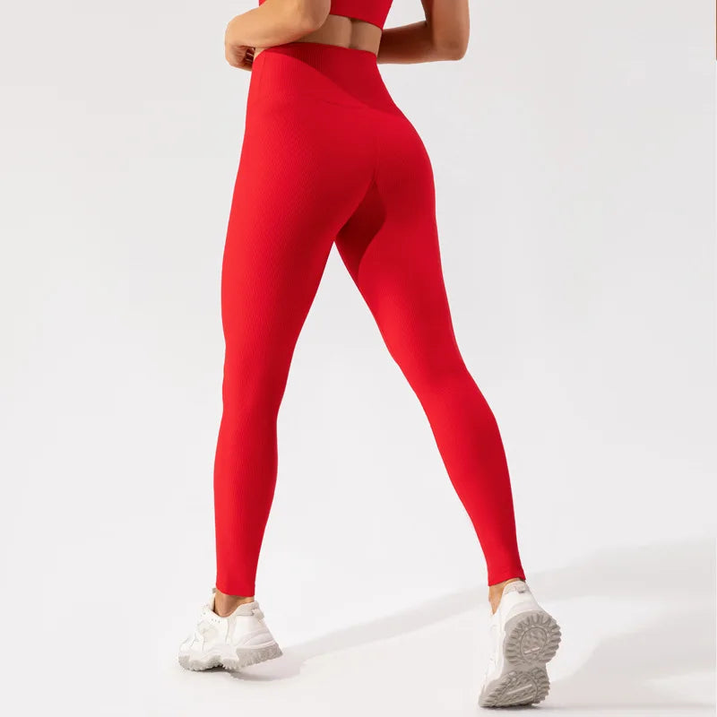 Red Yoga Pants