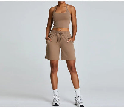 Halter Neck Yoga Top - Shapers Corp